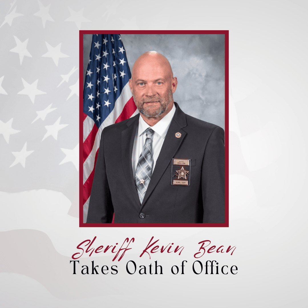 Sheriff Kevin Bean Swornin