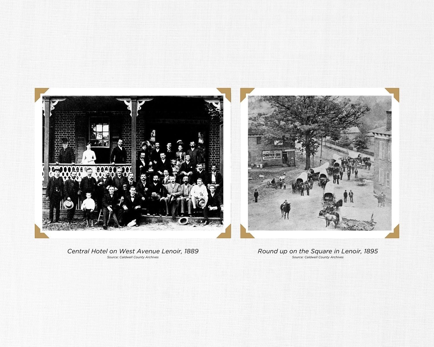 Collage Central Hotel and Round up in Lenoir Photo