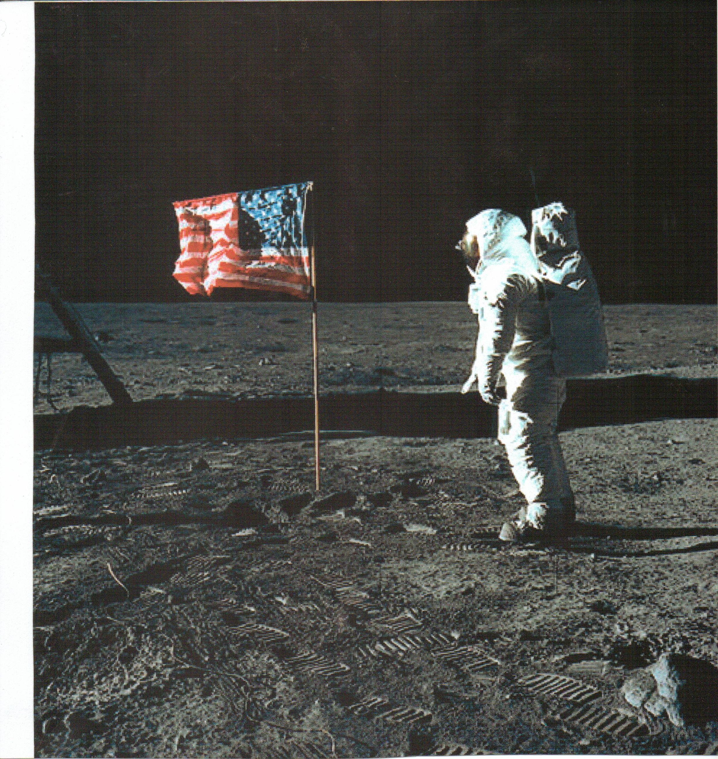 1969 Flag on Moon