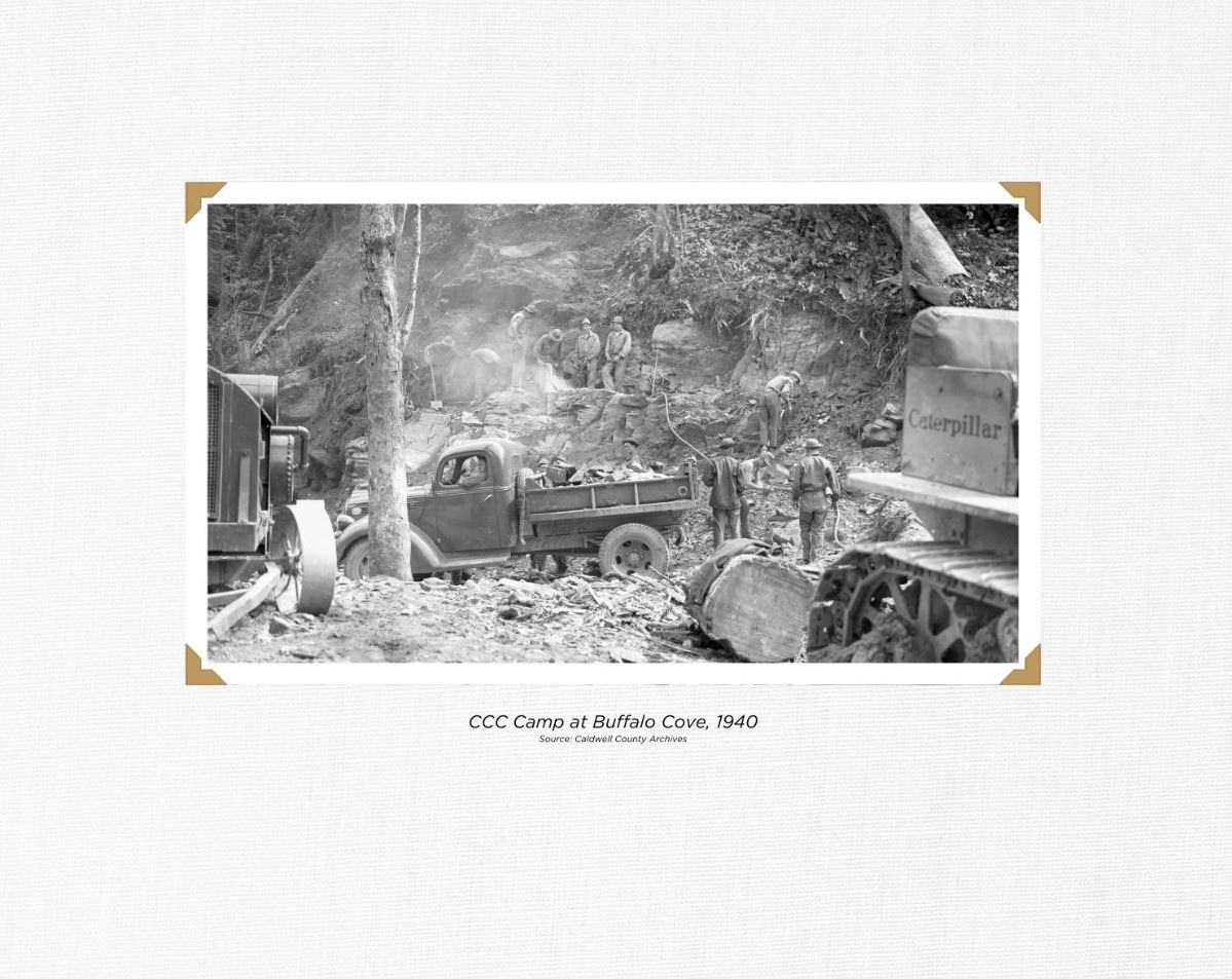 CCC Camp at Buffalo Cove